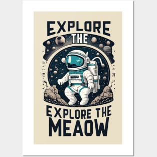 explore the meaw Posters and Art